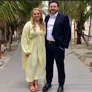 ASOS EDITION gathered waist batwing midi dress in washed lime